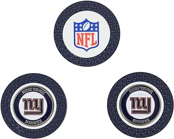 Team Golf NFL Poker Chip Size with Pop Out Smaller Double-Sided Enamel Markers