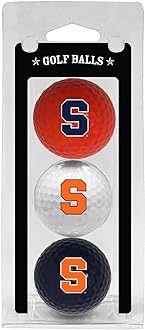 Team Golf NCAA Regulation Size Golf Balls, 3 Pack, Full Color Durable Team Imprint