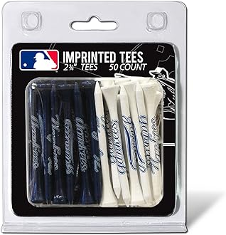 Team Golf MLB Mens Pack of 50 Golf Tees