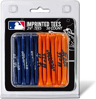 Team Golf MLB Mens Pack of 50 Golf Tees