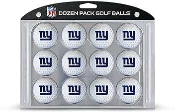 Team Golf NFL Dozen Regulation Size Golf Balls, 12 Pack, Full Color Durable Team Imprint